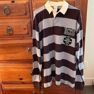 Urban Outfitters New York Jets striped shirt size medium NWT
